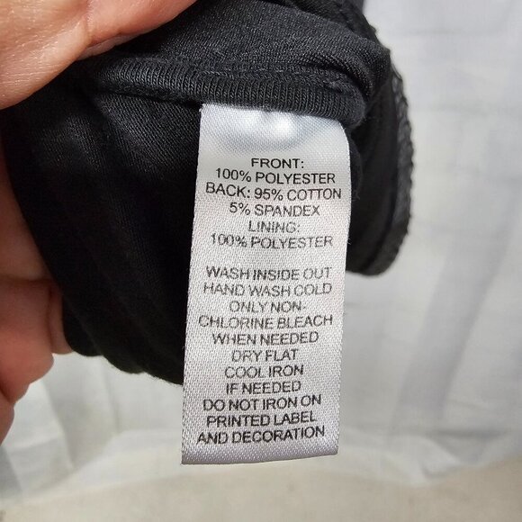 Ann Taylor Loft Tank Black Sequin Glam Club M - Picture 10 of 11